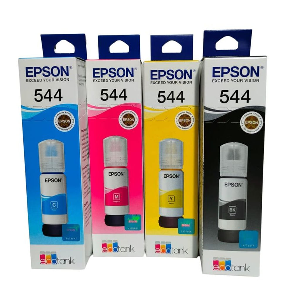 Kit Tinta Epson T544 Original  x4 Colores