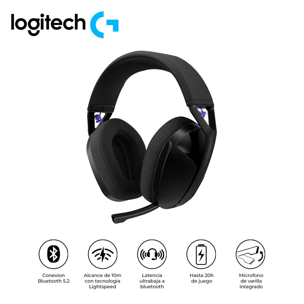 Audífonos Gamer Logitech G321 LIghtspeed Inalámbricos Negro