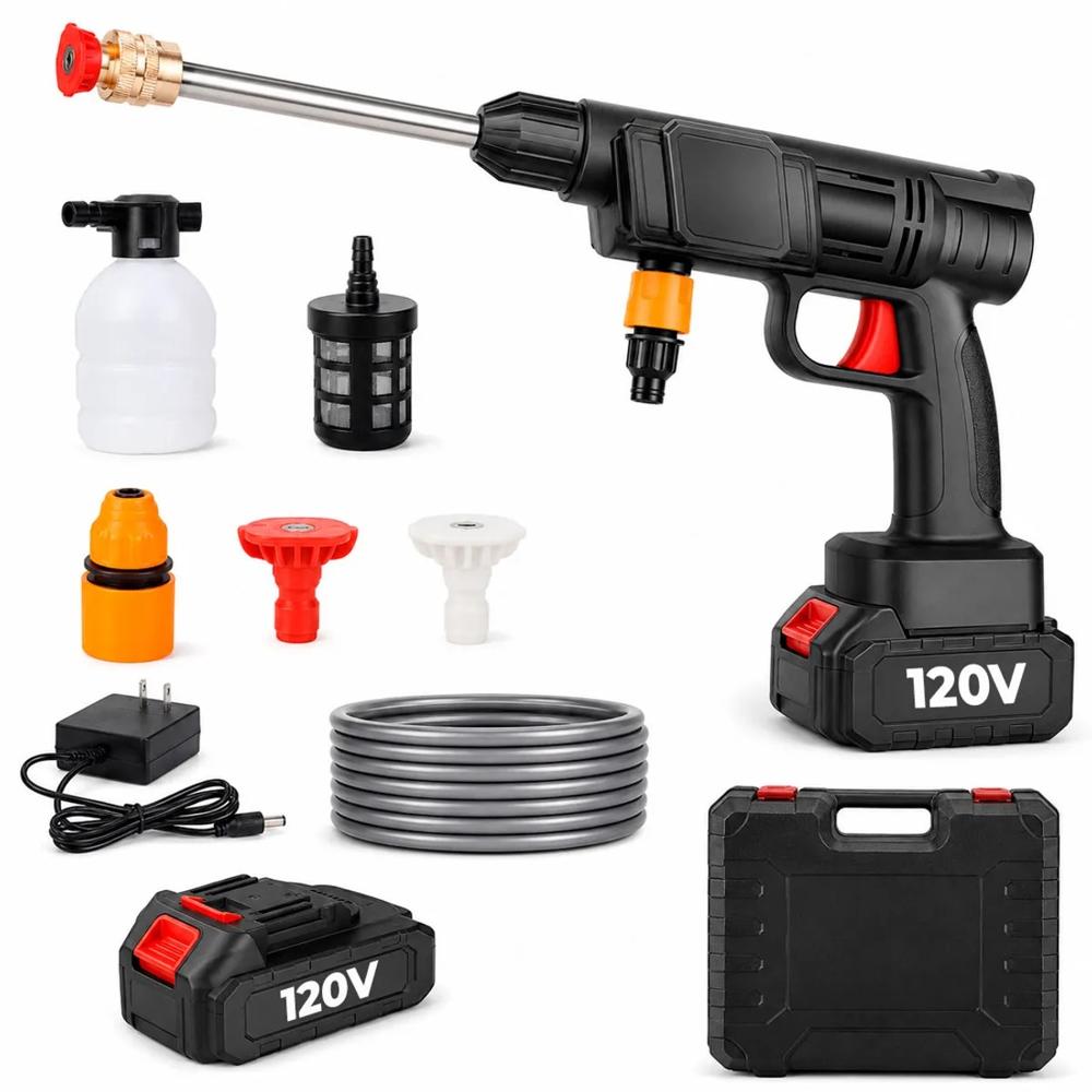 HIDROLAVADORA INALAMBRICA PORTATIL A BATERIA 120V