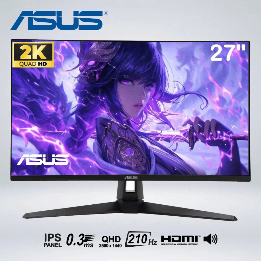 MONITOR GAMER VG27AQ5A QHD 27'' fast IPS 210hz 0.3ms HDR SPEAKER AMD
