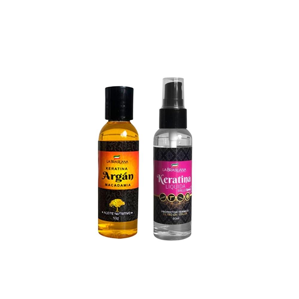 Combo Aceite De Argán Con Protector Térmico 60Ml