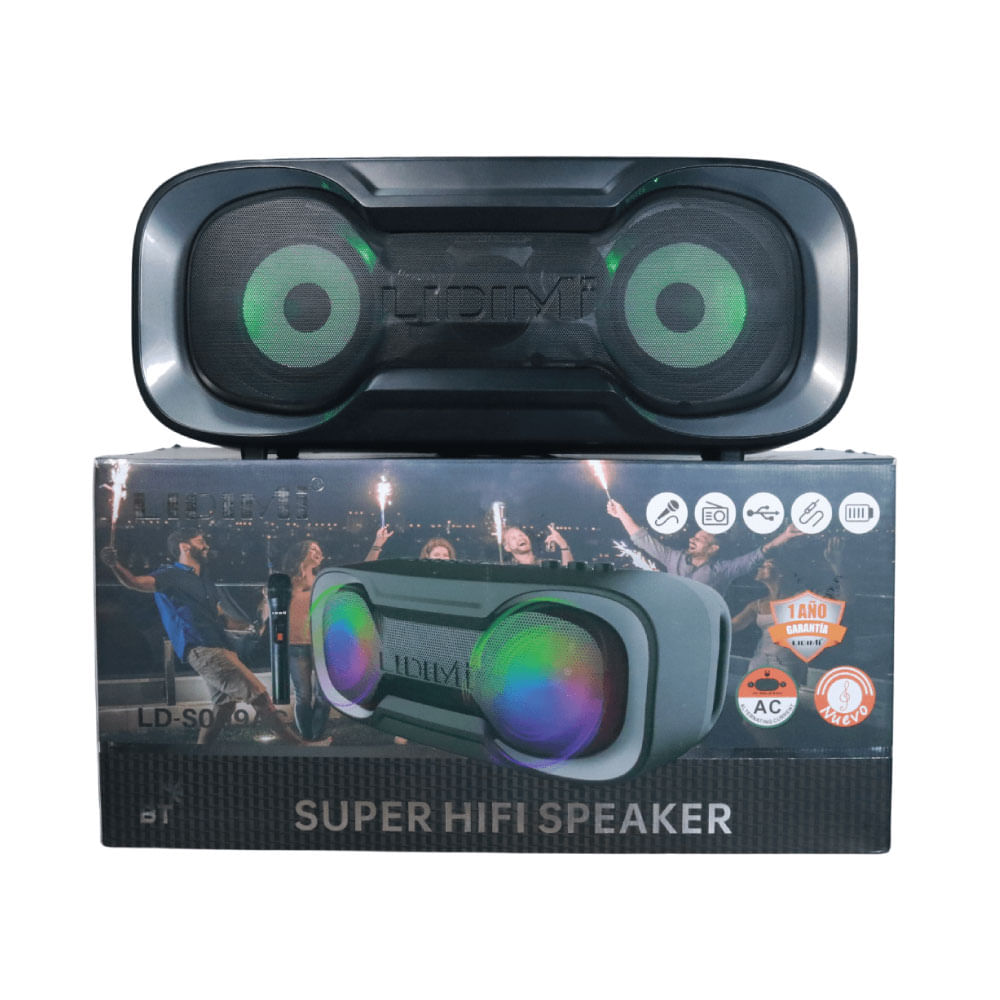 Parlante Portátil Lidimi LD-S009AC 120w BT FM TF AUX