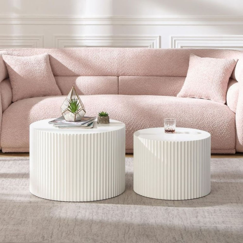 MESA DE CENTRO MORGANA BLANCO