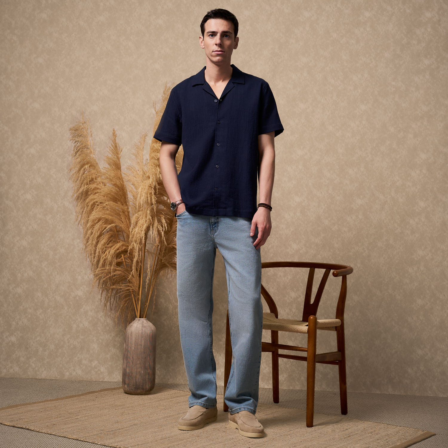 Jean Hombre Straight New Malabar Celeste Talla 28