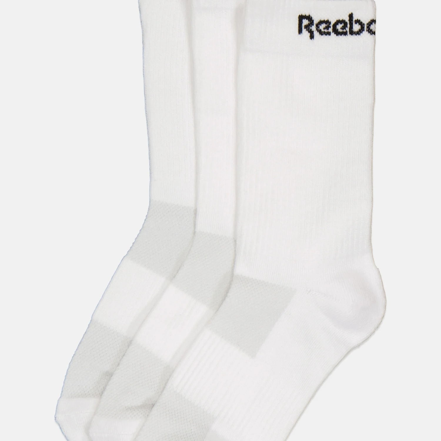 Medias Deportivas Reebok Unisex Mid Crew 3p Blanco L