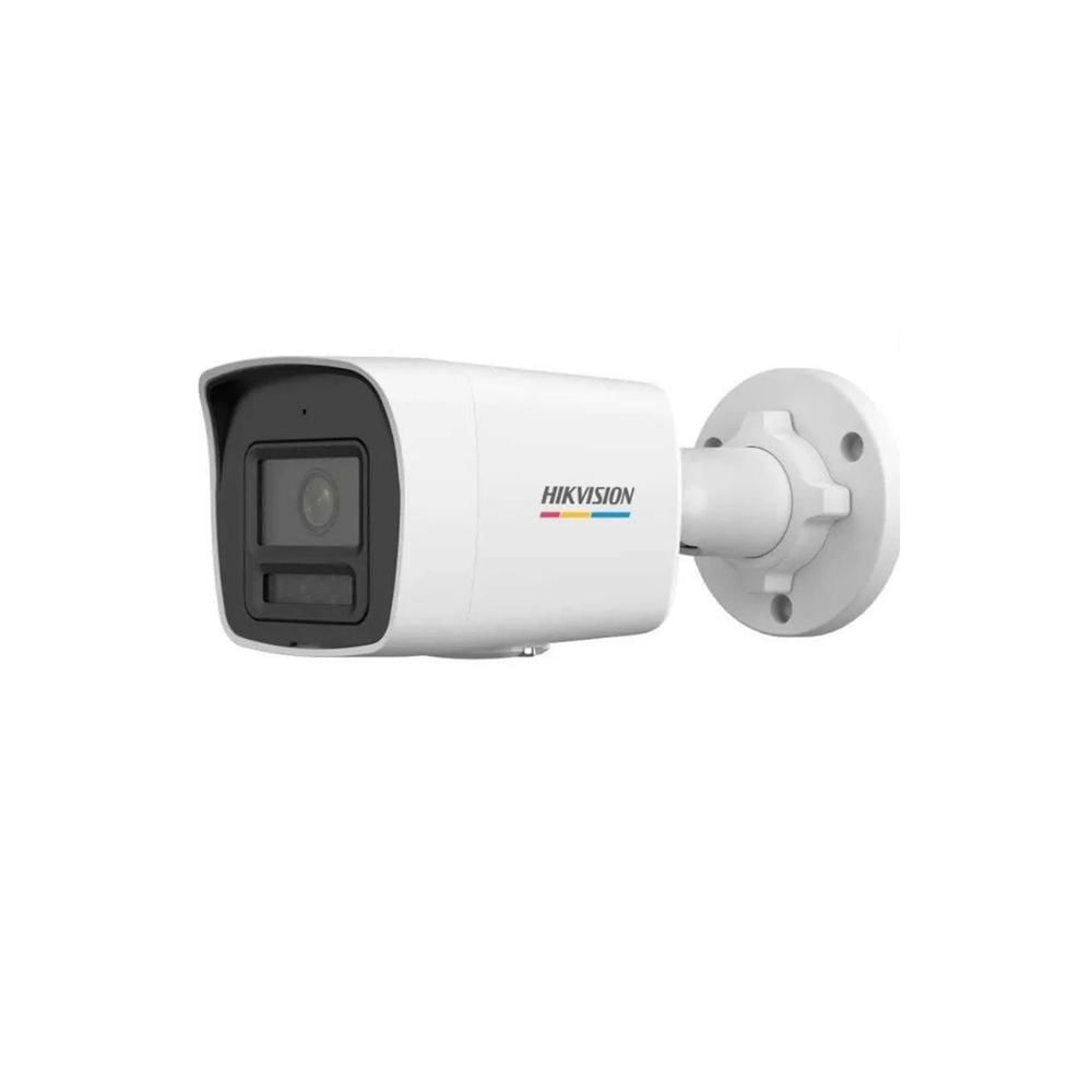 CÁMARA IP HIKVISION COLORVU TUBO 2MP SMART HYBRID LIGHT 2.8MM CON AUDIO HK-DS2CD1027G2H-LIU