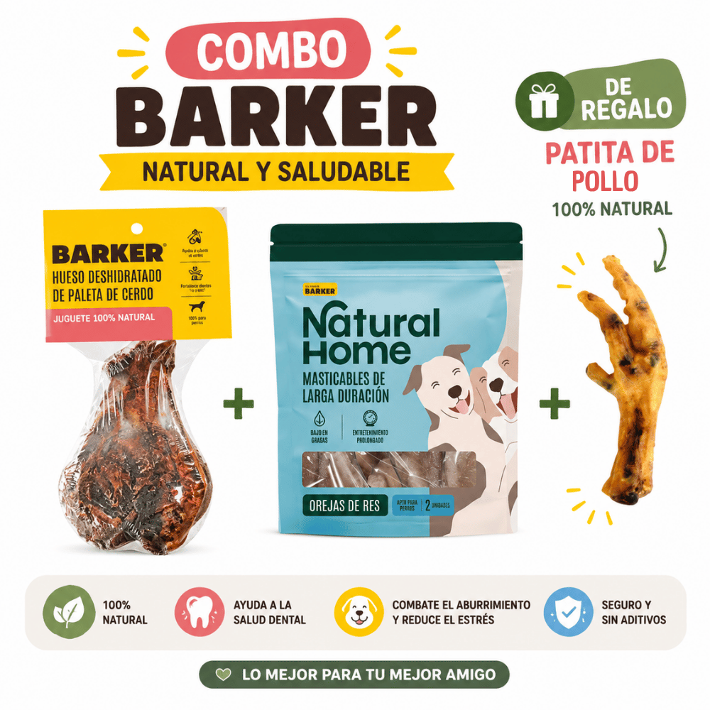 Combo Barker - Paleta Deshidratada de Cerdo y Orej