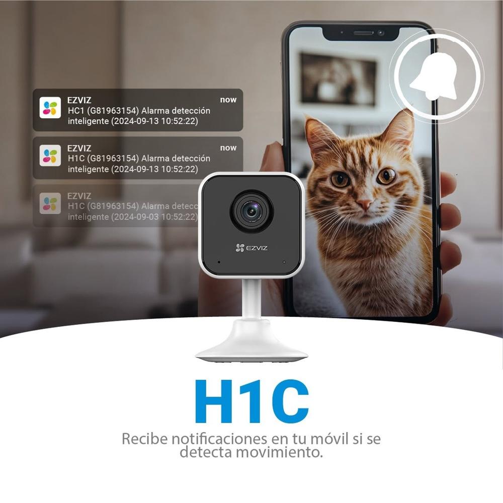 Camara Ip Int 1080p Wifi 2.4ghz. Lente Fijo 2.8mm