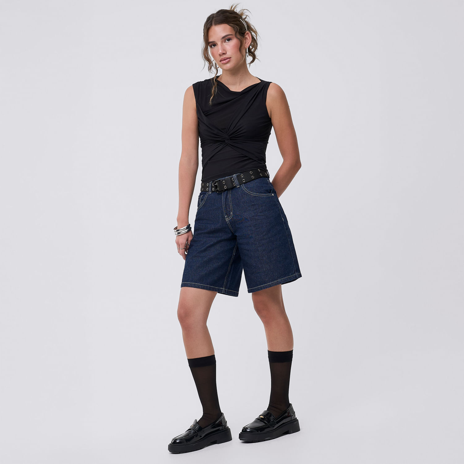 Short Mujer Raw Hypnotic Azul 28