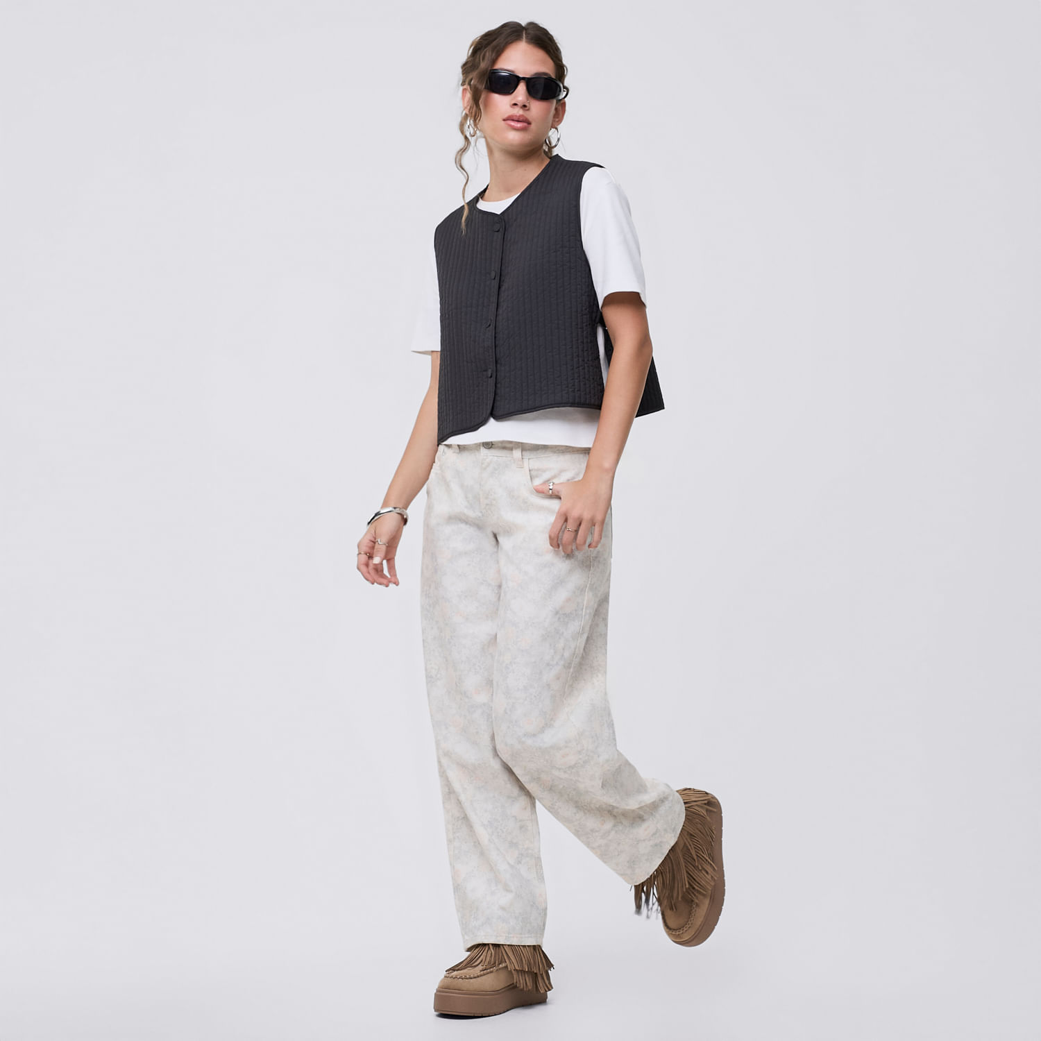 Jean Mujer Siu Hypnotic Slouchy Gris Claro 32