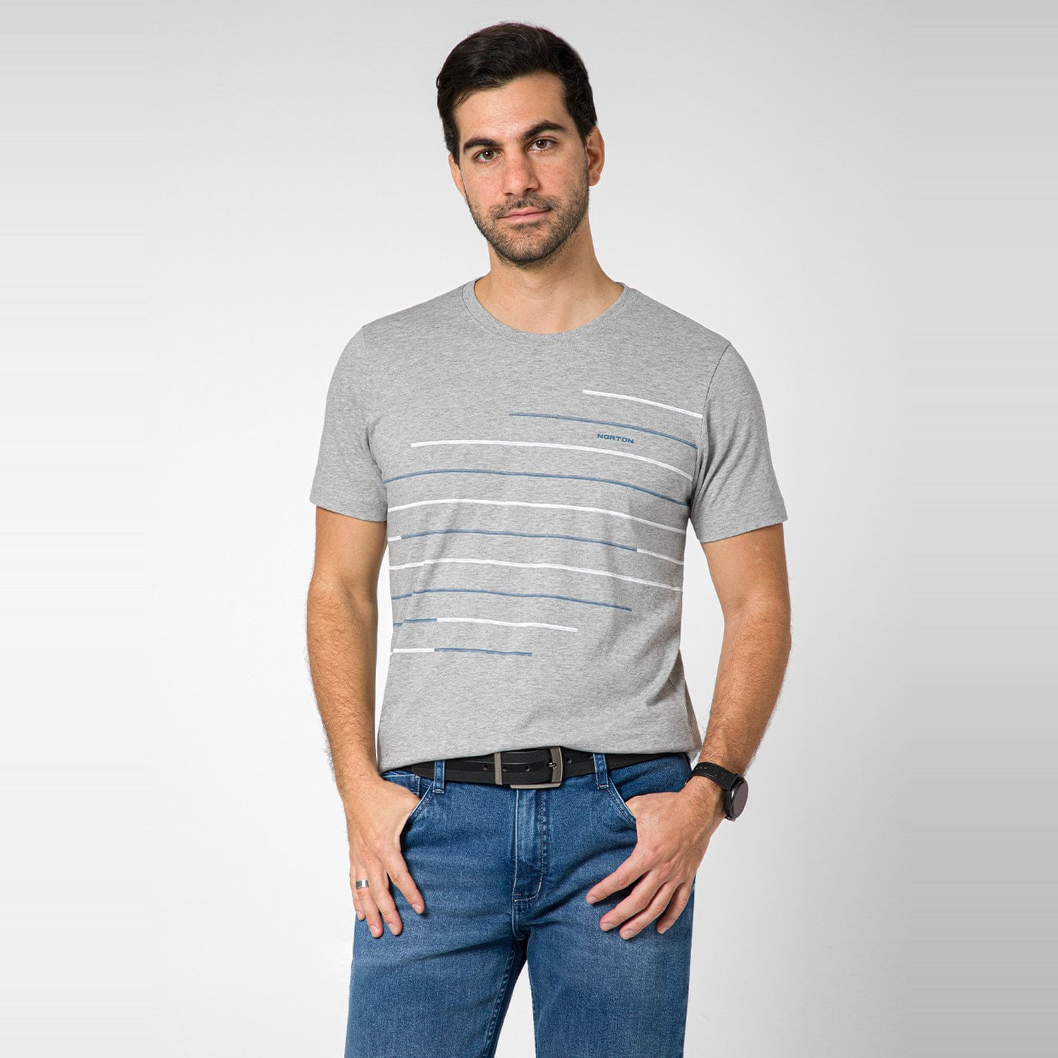 Polo Norton Hombre Nhelson Melange Talla L