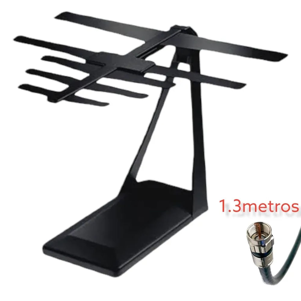 Antena de Aire Digital TDT Potente - Olvídate del Cable y Mira Canales HD Gratis