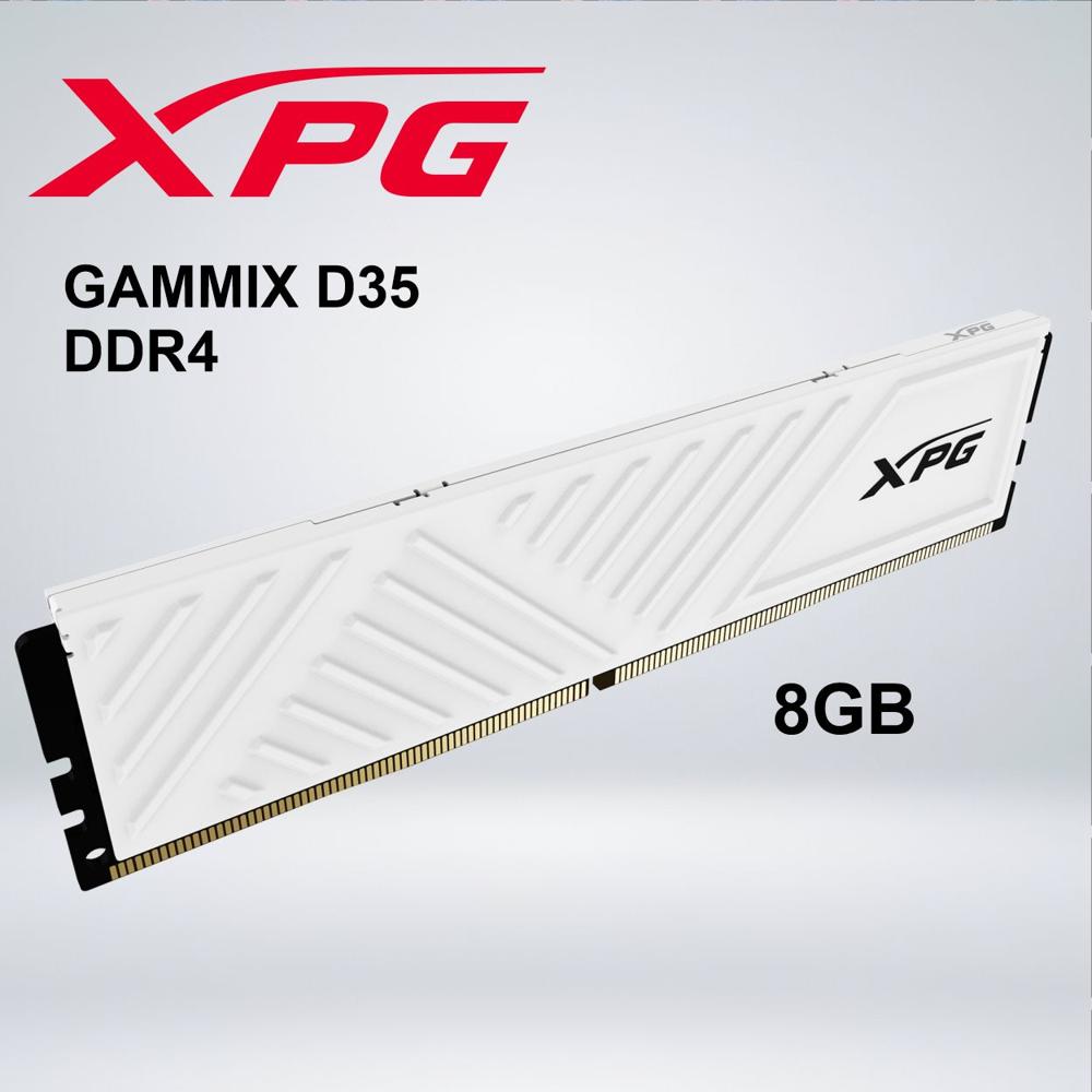 MEMORIA XPG GAMMIX D35 8GB 3200 CL DDR4 WHITE 038615