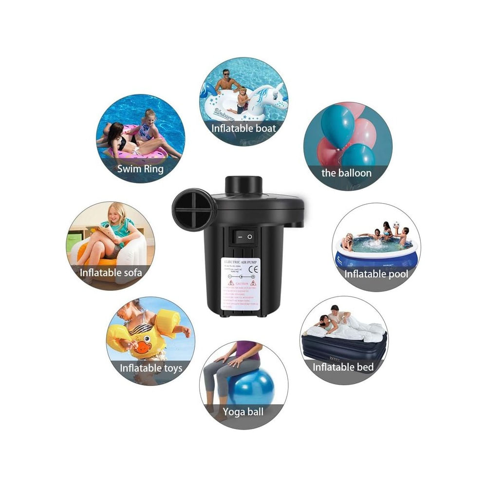 Inflador Electrico 220v para Piscinas Inflables Colchones