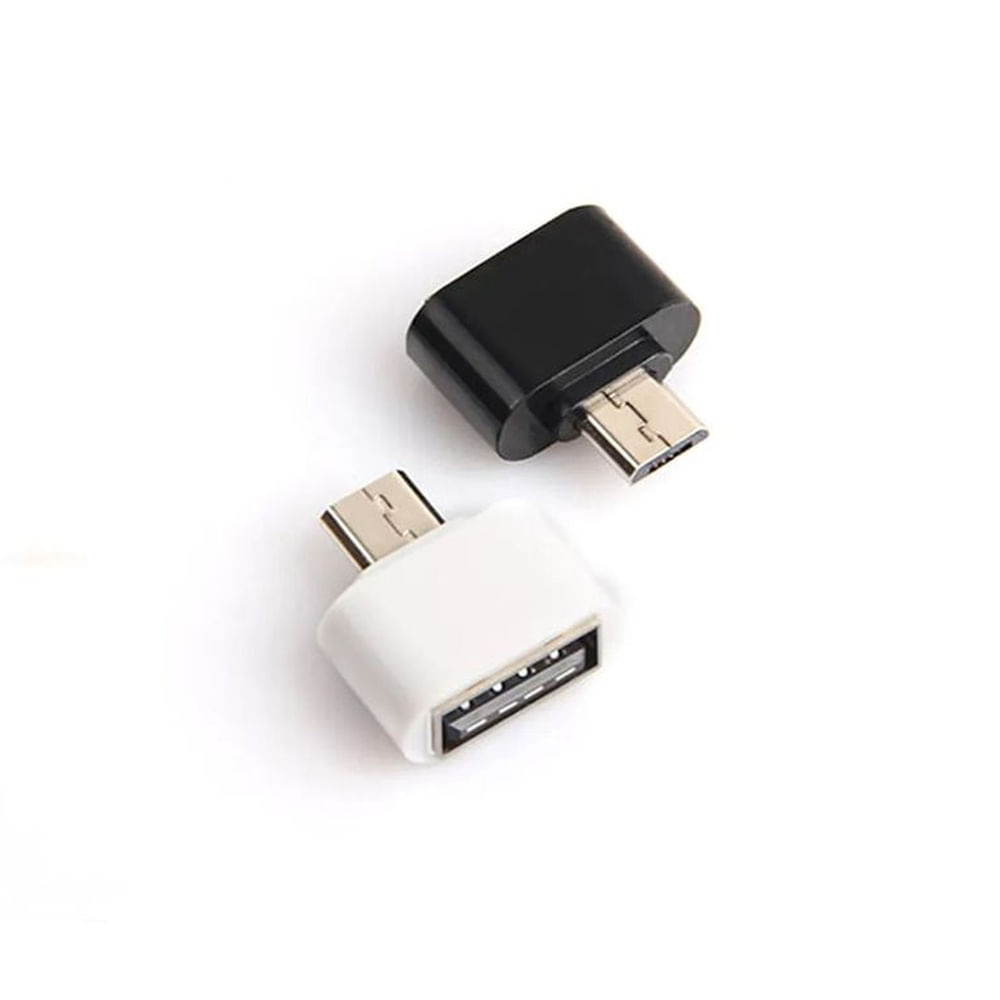 Adaptador Conector V8 OTG Micro USB a USB Hembra Multicolor