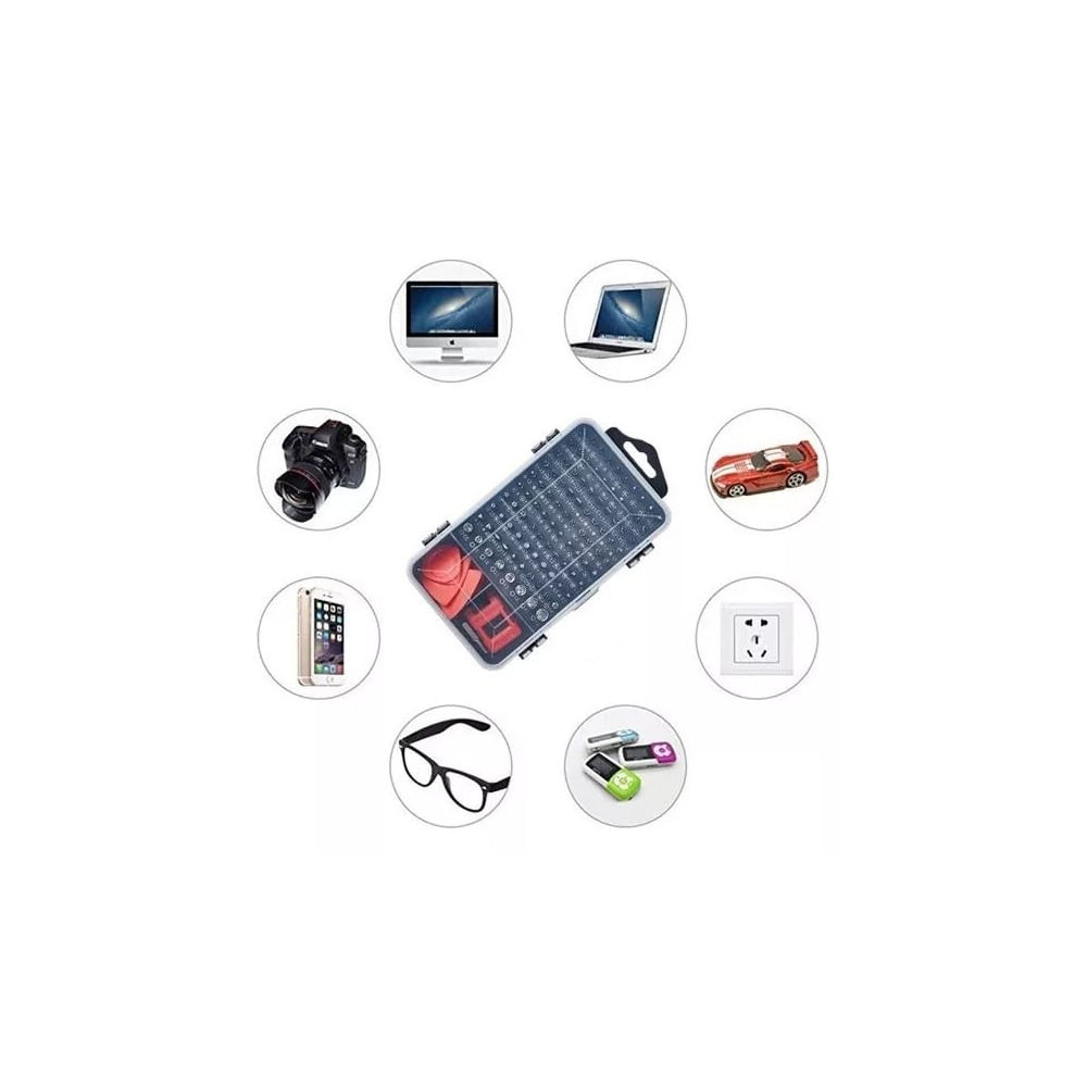 Kit 110 en 1 Destornilladores Magnéticos de Precisión - Reparación Técnica Profesional
