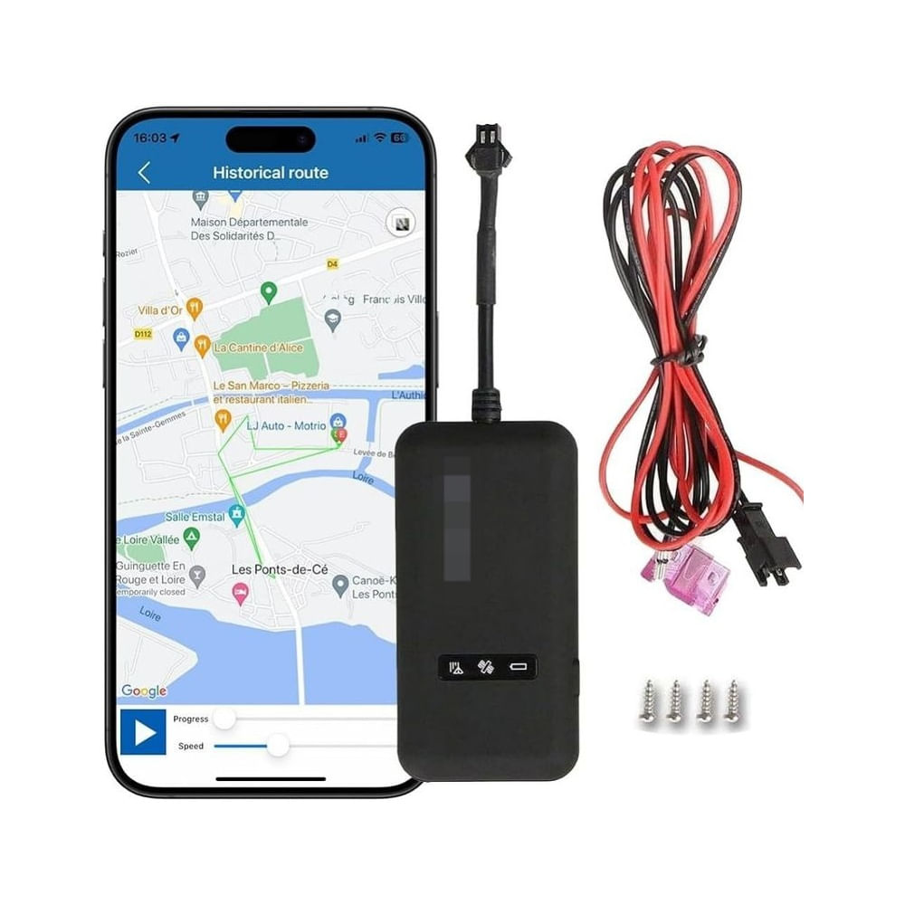 Rastreador Satelital GPS-311C Baanool - Seguridad Antirrobo y Apagado Remoto Multicolor