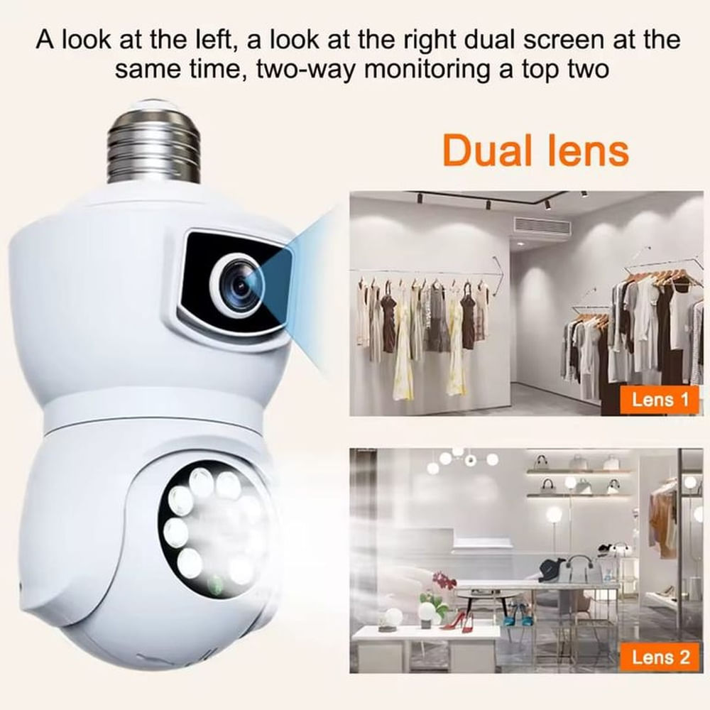 Cámara Foco 1080p con Socate y App Seguridad Fácil en Casa Multicolor