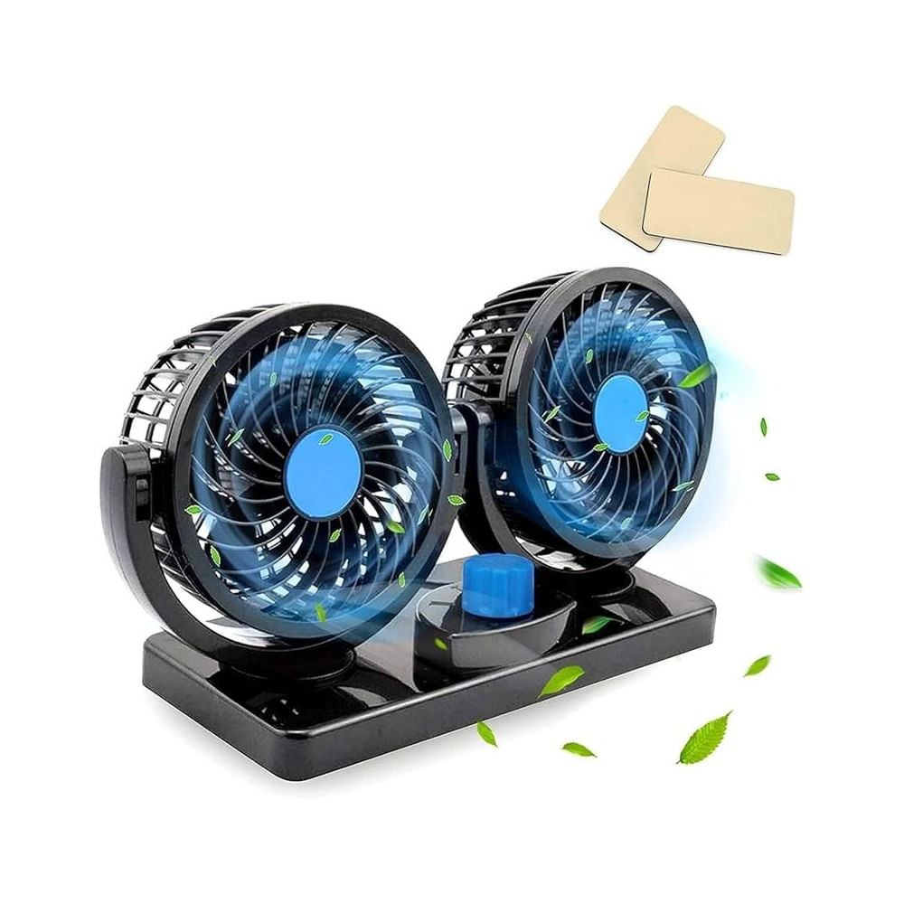 Potente Ventilador para Automovil Vehiculo Auto 12V Mitchell Multicolor