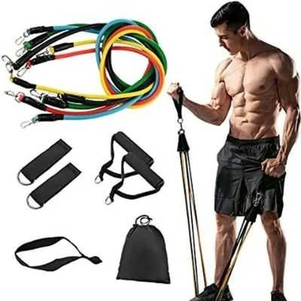 Kit Bandas de Poder Fitness - Elásticos para Rehabilitación y Fuerza - Calidad Premium Multicolor