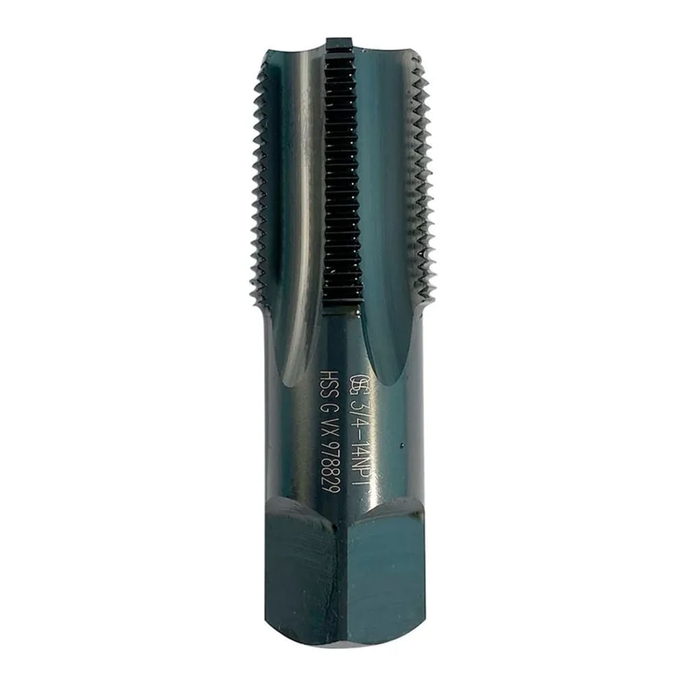 MACHO PARA TUBO NPT 108-A VX TPT ANSI 1 X11.1-2 OSG 597280 Acero