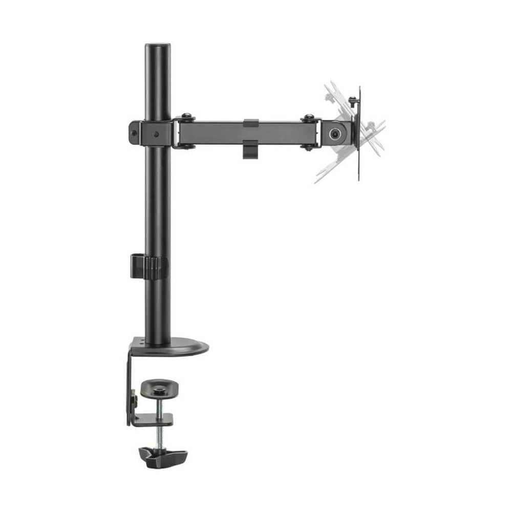 Soporte Ergonómico para Monitor 13-32 con Prensa de Mesa - Brazo Articulado Negro Multicolor