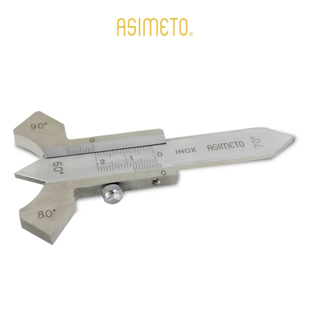 CALIBRADOR DE SOLDADURA 0-20MM ASIMETO 325-58-6 Plateado