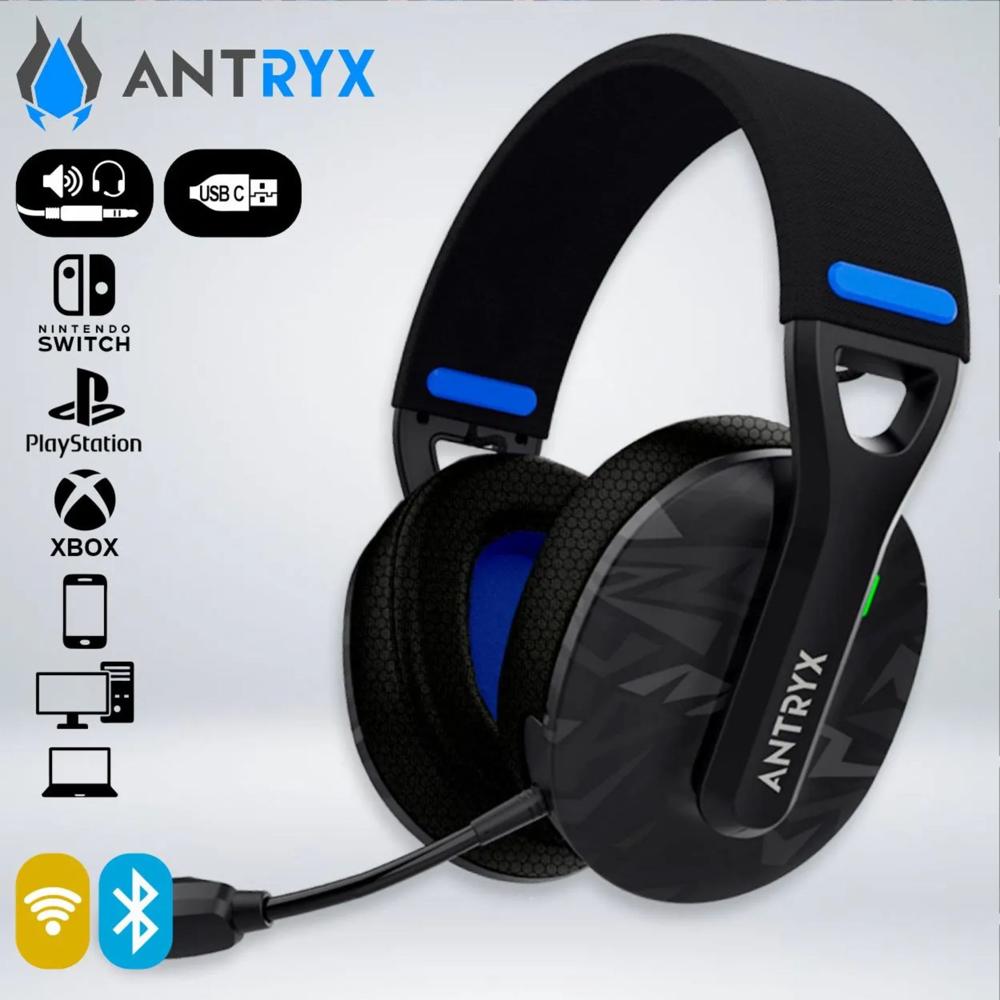 AUDIFONO GAMING APOLO 400 TRIX BLACK WIRELESS