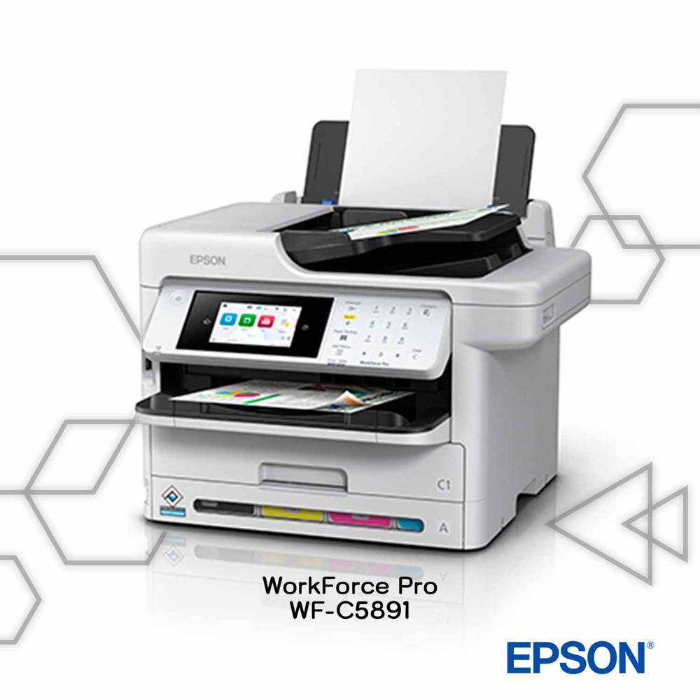 Impresora multifuncional EPSON Workforce Pro WF-C5891 WiFi