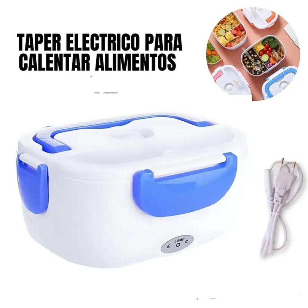 Taper Eléctrico Multifunción - Lonchera Portátil para Alimentos Calientes Multicolor