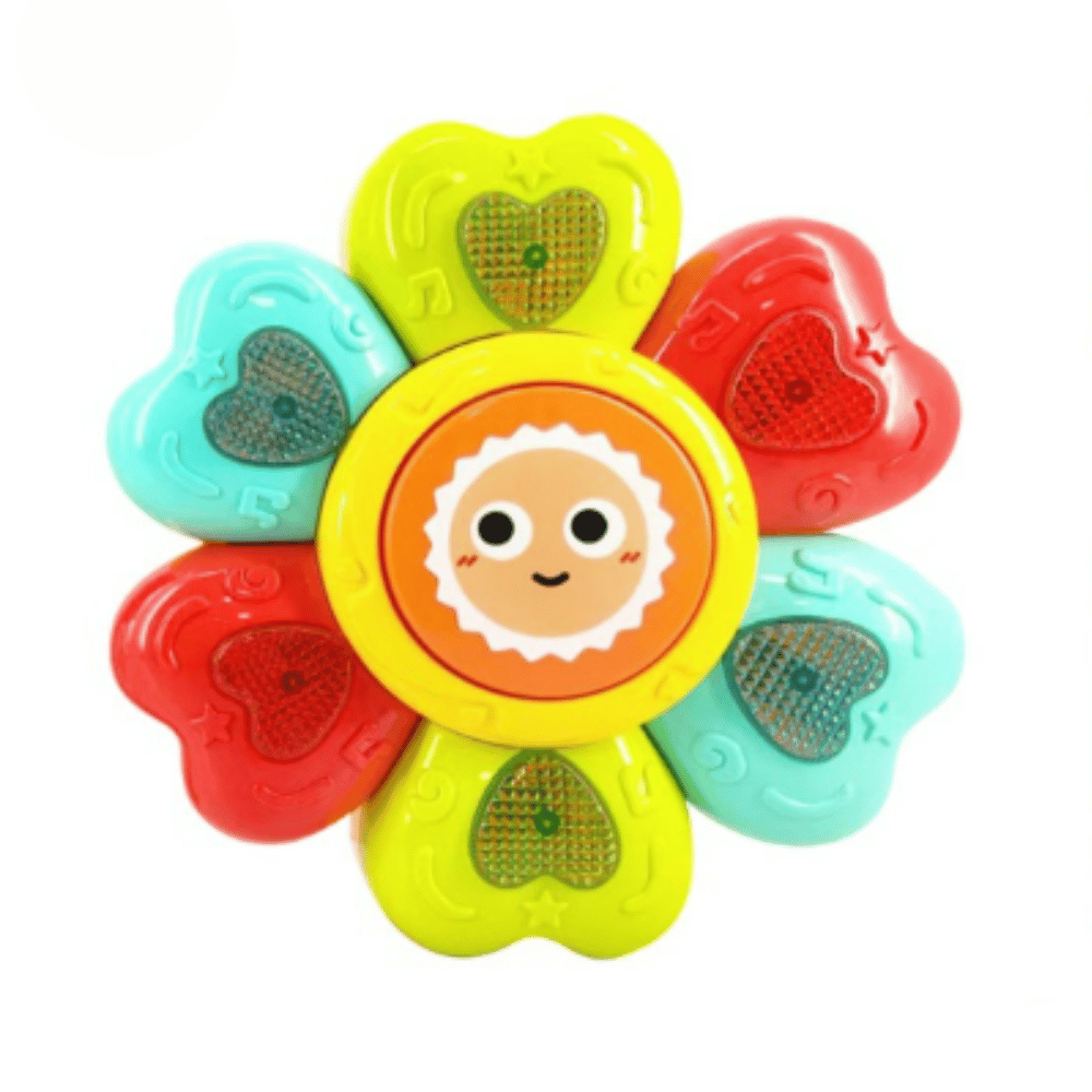 TAMBOR GIRASOL MUSICAL PARA BEBÉS