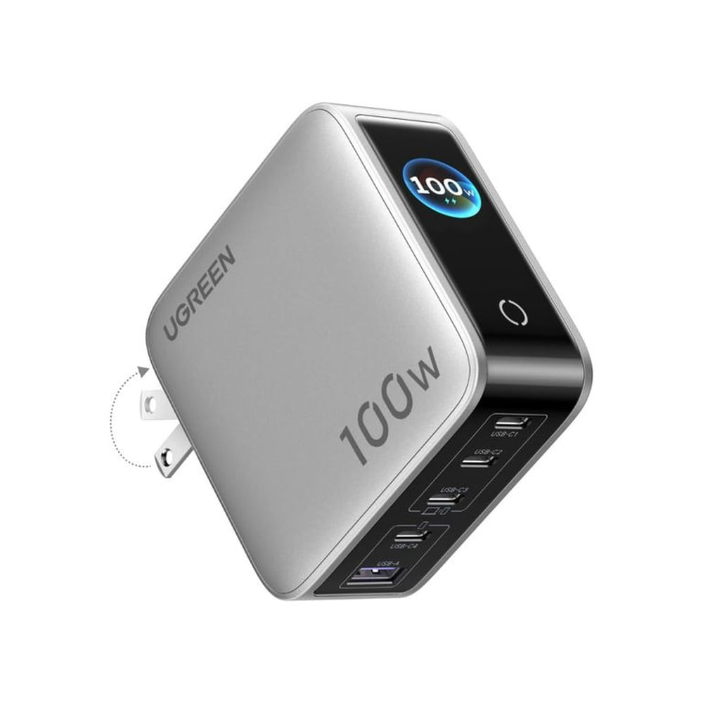 Ugreen Cargador 100W 5 En 1 Pantalla Inteligente Nexode Pro