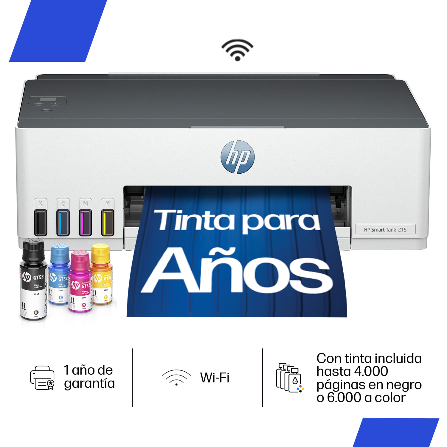Impresora Multifuncional HP Smart Tank 215