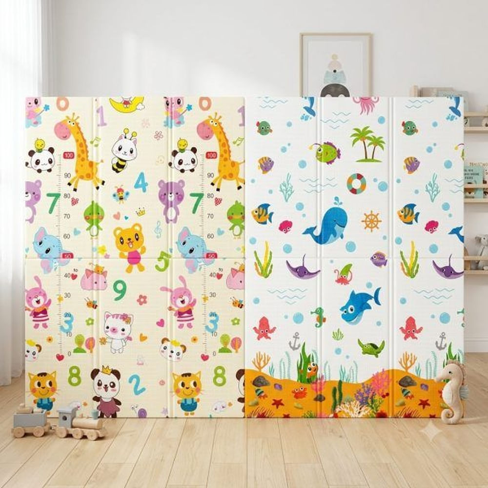 PISO PLEGABLE ? BABY KAEL 197X176CM DE 1.8 CM DE ESPESOR Multicolor