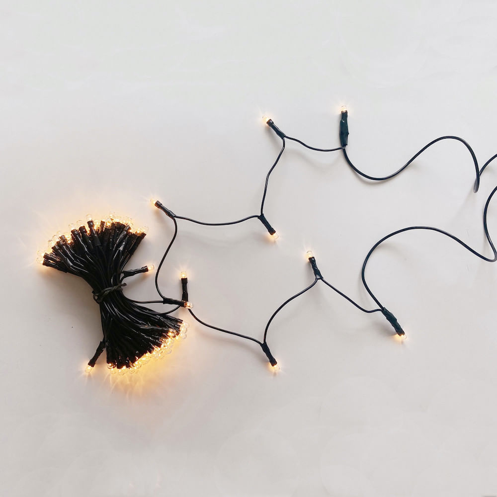 100 Luces Arroz Blanco Cálido