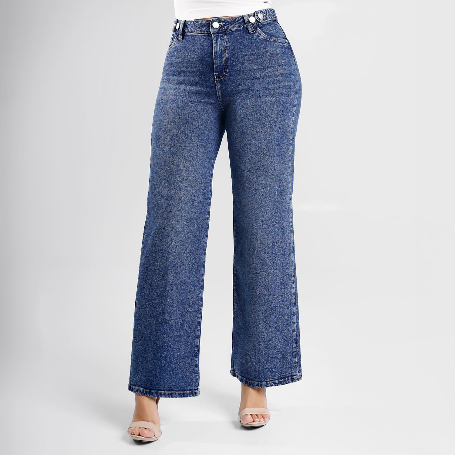Jean Mujer K15900 Kristi Kansas Wide Leg Azul 30