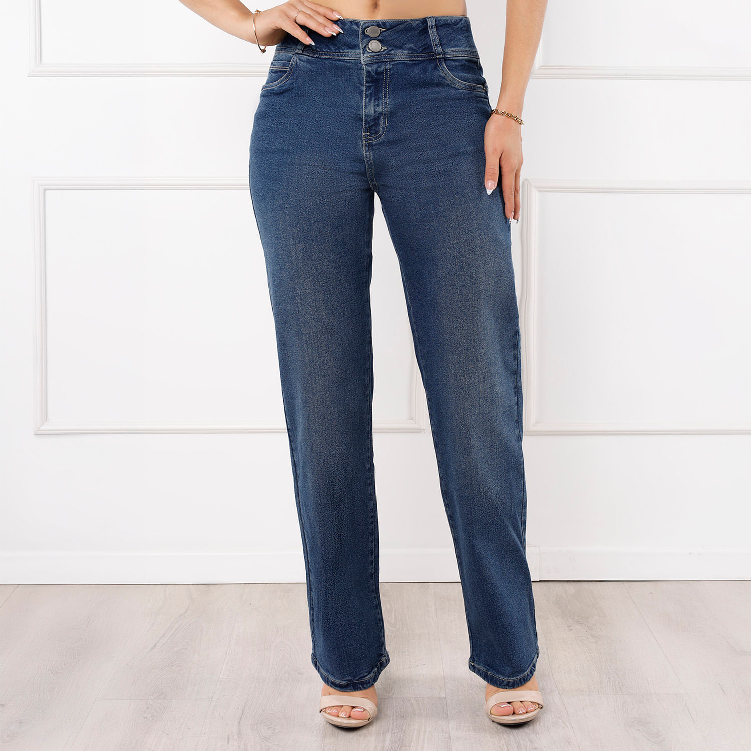 Jean Mujer K15837 Elia Kansas Recto Azul 32