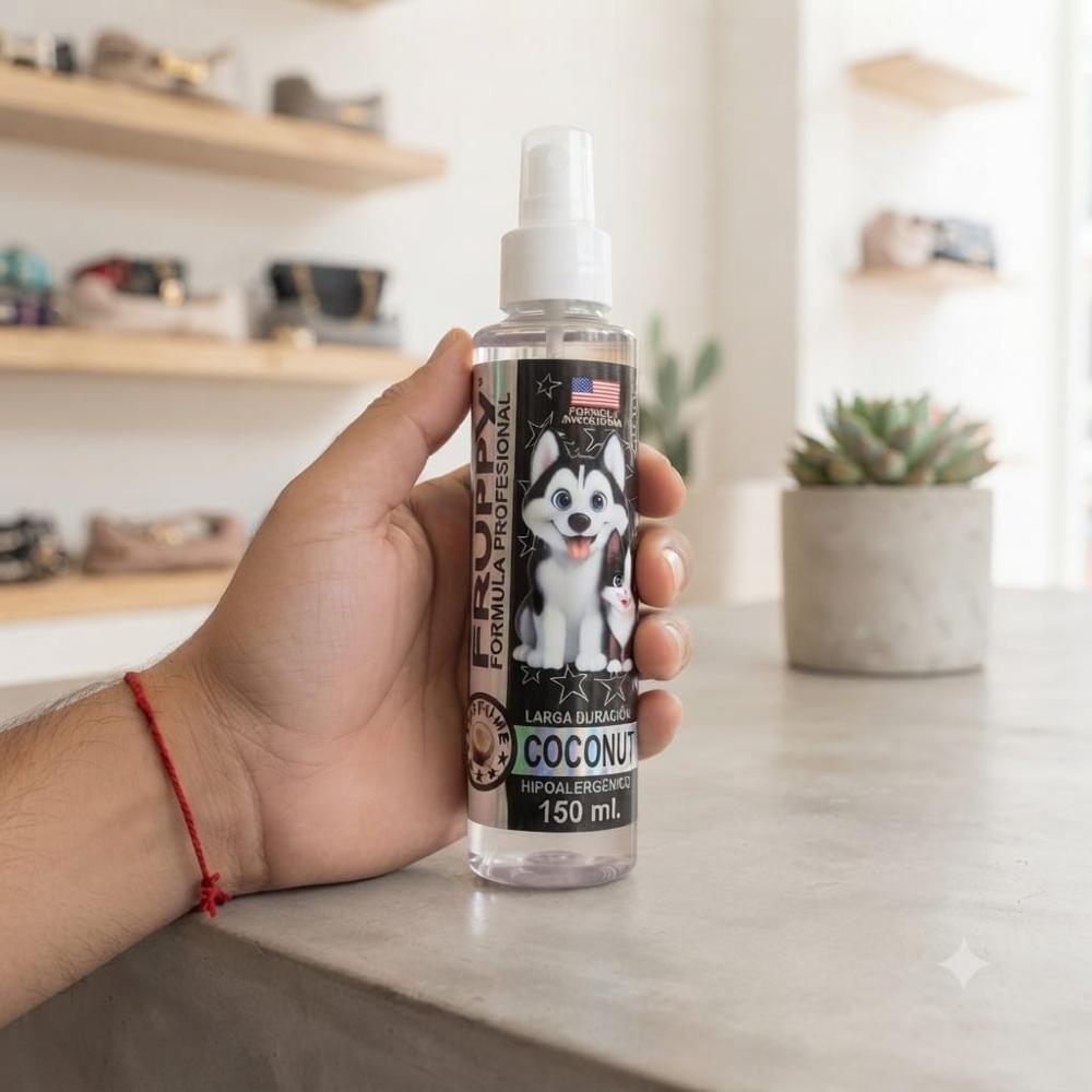 Perfume para Perros Froppy Coconut Hipoalergénico 150 ml