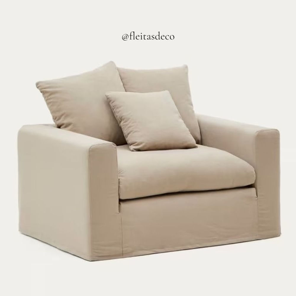 POLTRONA RIVEIRA DE 1 CUERPO Beige