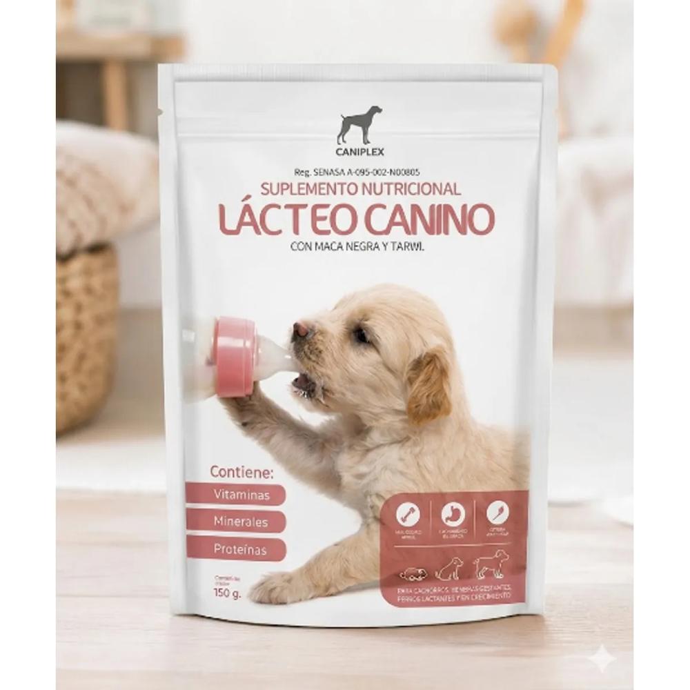 Lácteo Canino Caniplex con Maca Negra y Tarwi - 150 g