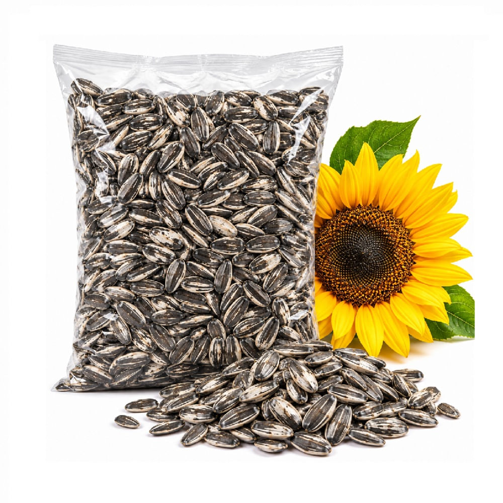 Semillas de Girasol con Cáscara 500 g Alimento Natural para Aves Roedores y Pequeños Animales