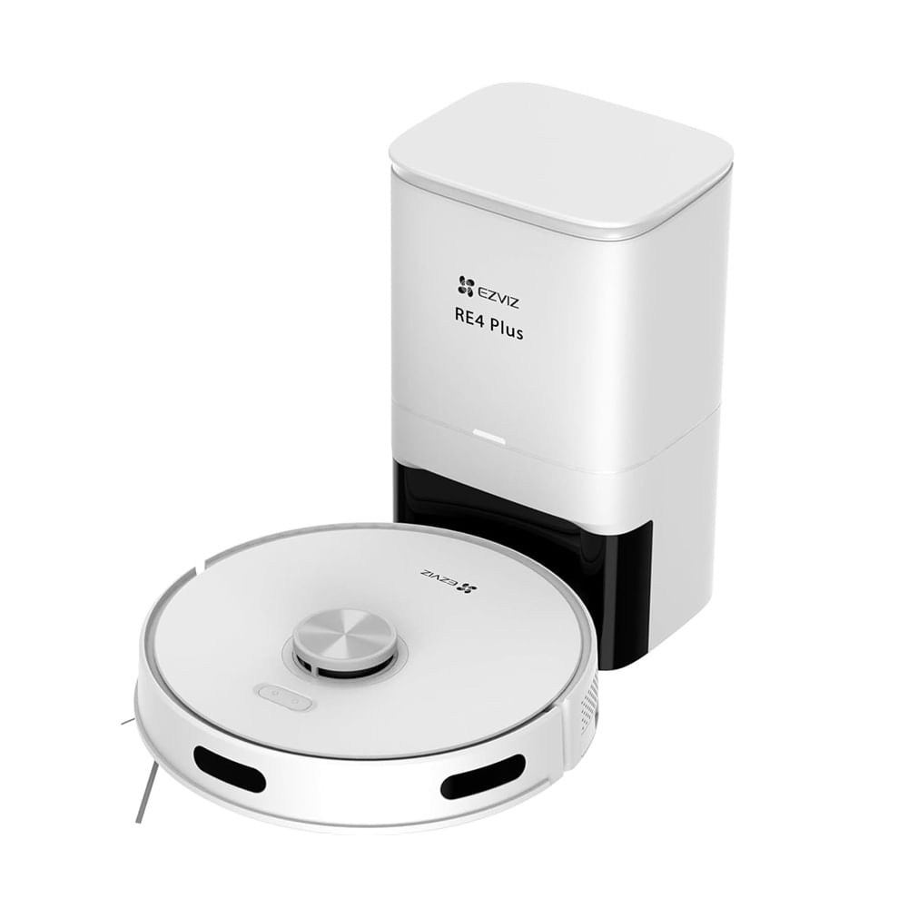 Robot Vacuum RE4 Plus Cleaner Aspiradora y Trapeador Inteligente  Blanco
