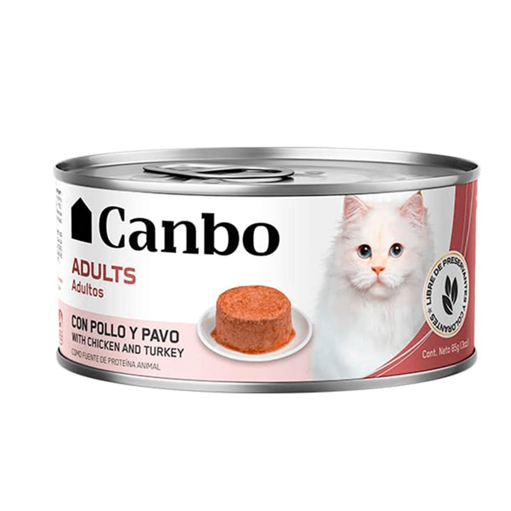 Canbo Paté para Gato Adulto - Pollo y Pavo - 85g
