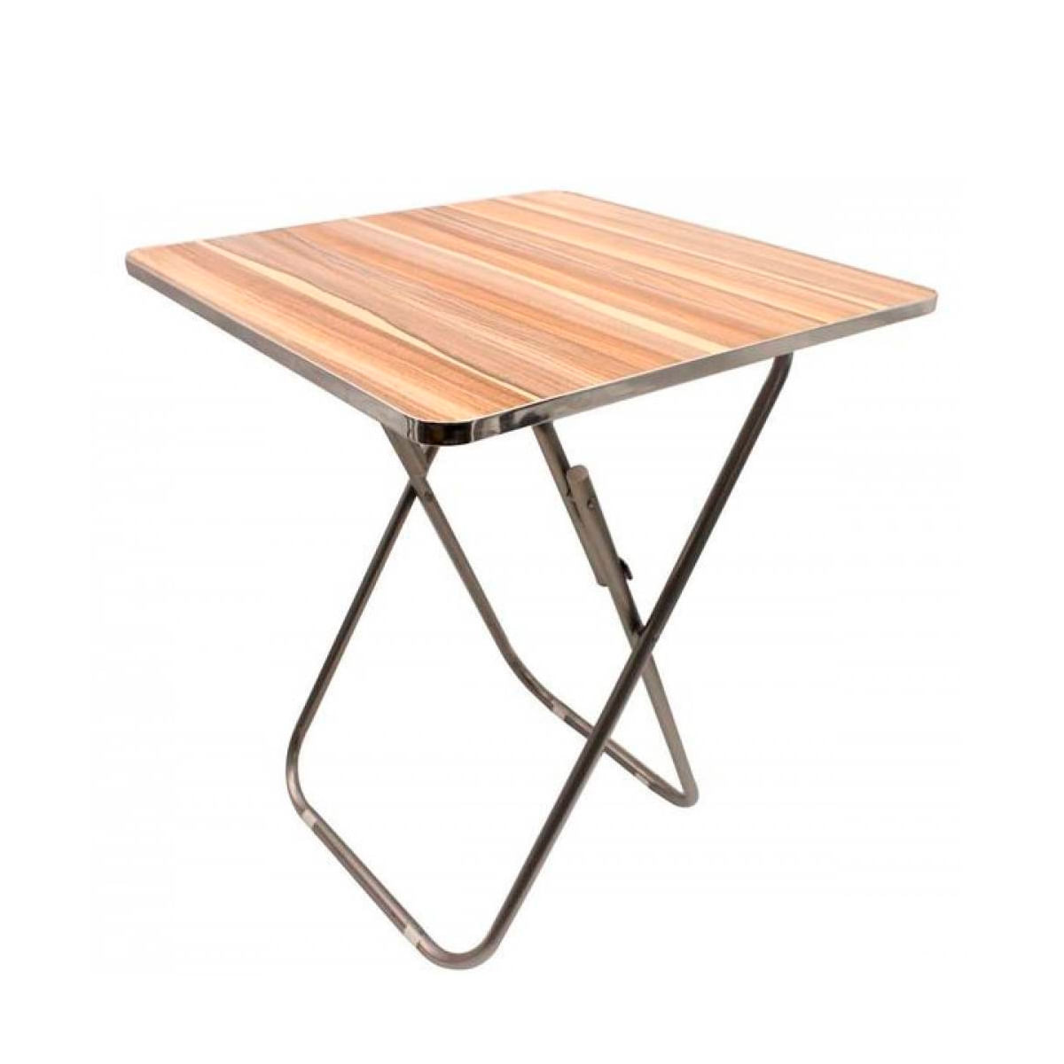 Mesa Mesita Plegable Multiuso Dormitorio Sala Playa 70cm Marrón Mesa Mesita Plegable Multiuso Dormitorio Sala Playa 60cm Marrón