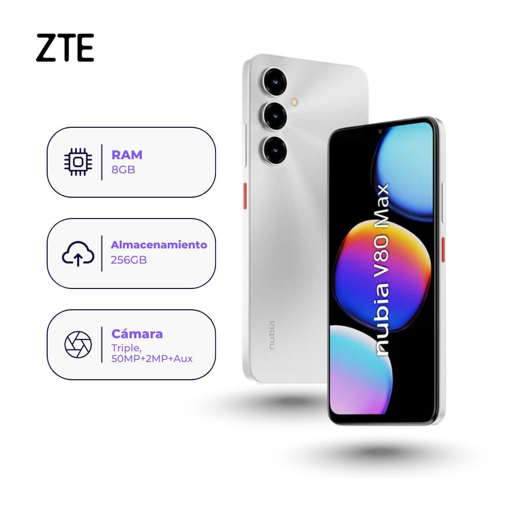 ZTE Nubia V80 Max 256GB 8GB Ram Plata