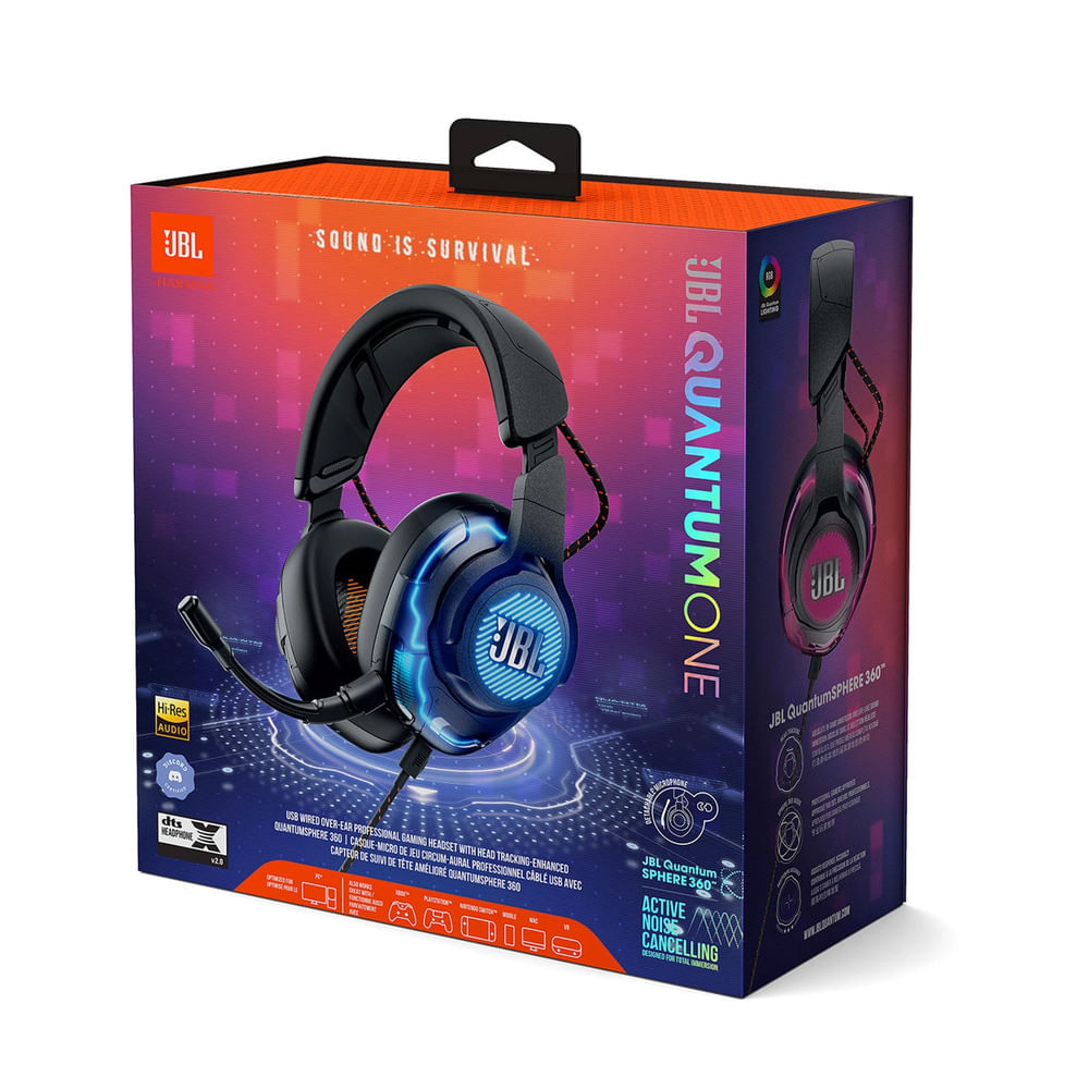 Headset Gamer JBL Quantum 350 Wireless Negro JBLQ350WLBLKAM