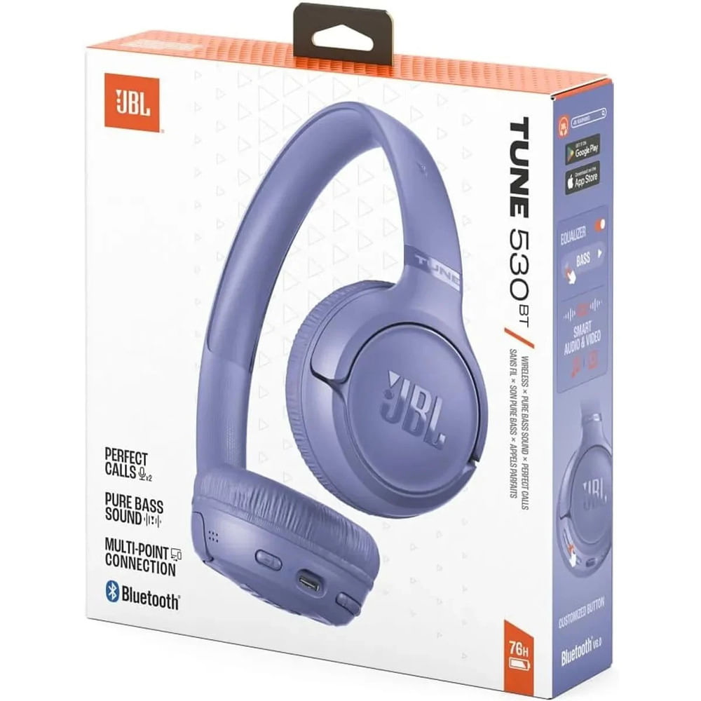 Audífonos JBL Tune 530BT Bluetooth 6.0 Lavanda JBLT530BTLAVAM