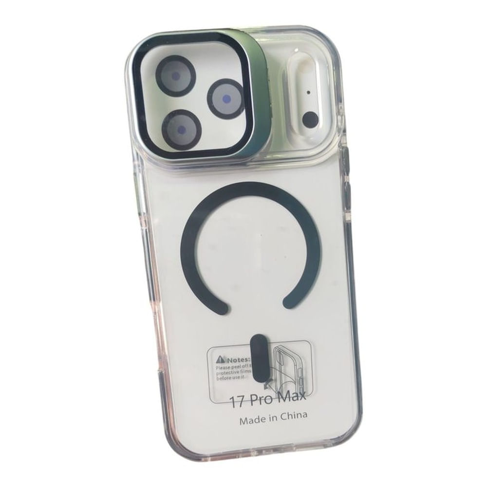 Funda Magnética Compatible con MagSafe para iPhone 17 Pro Max Antigolpes con Protección de Cámara