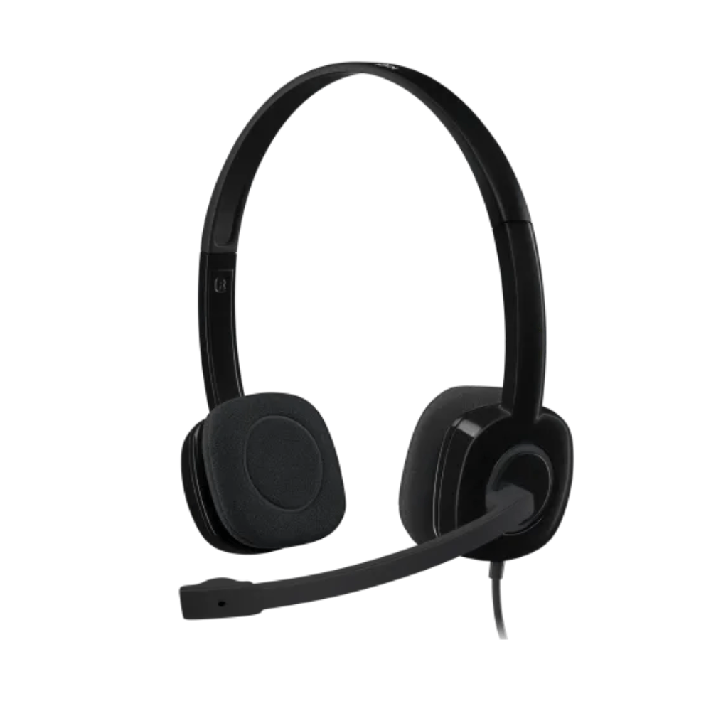 Audífono CMicrof Logitech H151 Stereo Negro
