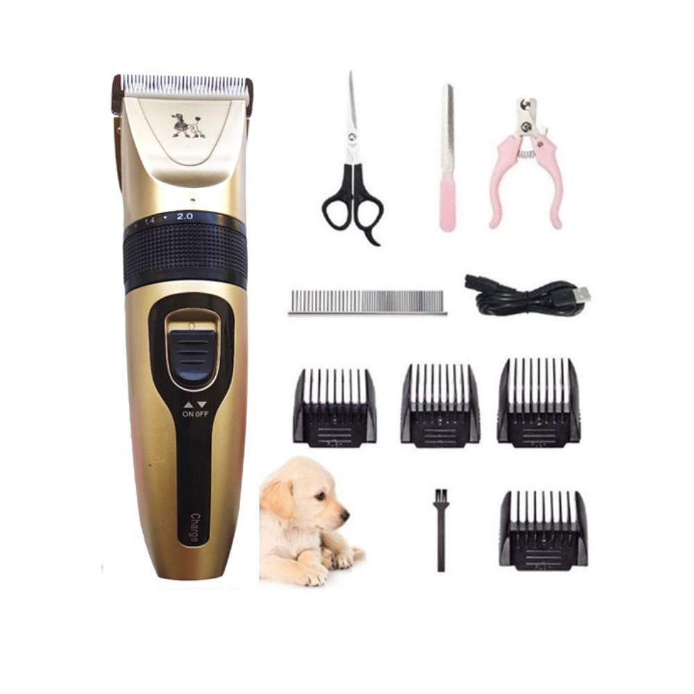 Kit Maquina De Cortar Pelo Mascotas perros gatos Recargable